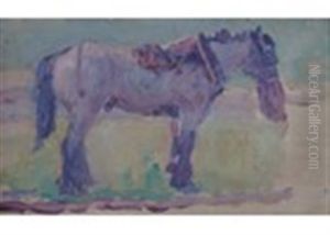 A Horse Feeding