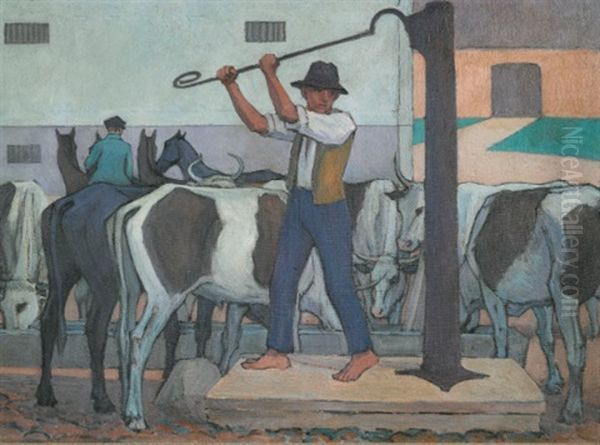 Watering Cattle, Poland - view 1