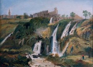 Les Cascatelles De Tivoli by Giovanni Carlo Bevilacqua