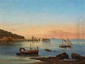A View Of The Port Of Castellamare