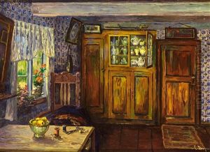 Interieur Einer Fischerstube Auf Den Halligen by Clarita Beyer