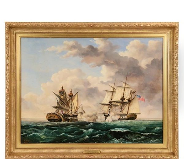 Uss Constitution And Hms Java - view 1