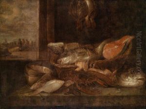 Fischstillleben by Abraham van Beyeren