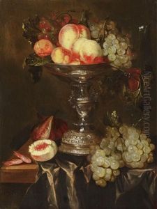 Still Life With Fruits In A Tazza