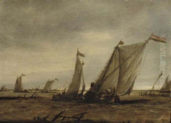 Fishing Boats In Choppy Waters - view 1
