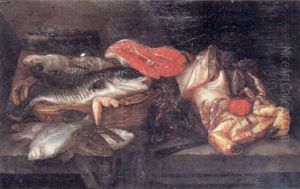 Nature Morte Med Fisk Nature Morte Med Fisk