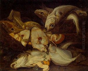 Nature Morte Aux Poissons by Abraham van Beyeren