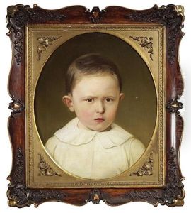Portrait Des Karl Jakob Haulek Als Kind (+ Portrait Des Johann Haulek Als Kind; Pair)