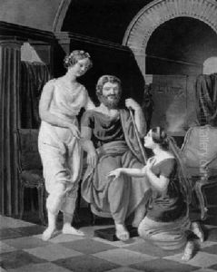 Thetis Bittet Vulkanus Um Feuer by Ludwig Beyfuss