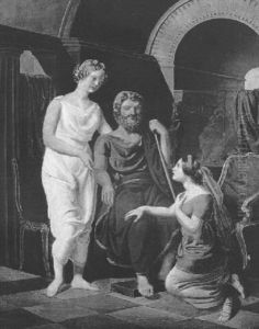 Thetis Bittet Hephaistos (vulkan) Um Waffen Fur Ihren Sohn Achilles by Ludwig Beyfuss