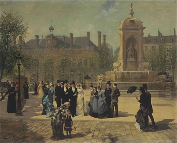 The Wedding Procession - view 1