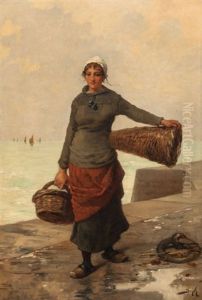 Woman Walking On Pier
