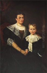 Hofisches Familienportrat by Robert Julius Beyschlag
