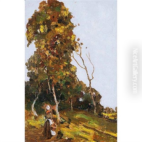 Paisaje Con Campesina - view 1