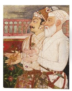 Man Singh With Khan Jahan Koka Presenting The Keys Of Daulatabad Fortress To Emperor Aurangzeb (a Fragment) Man Singh With Khan Jahan Koka Presenting The Keys Of Daulatabad Fortress To Emperor Aurangzeb (a Fragment)