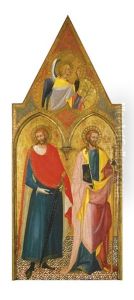 Saints Julian And James The Greater And The Archangel Gabriel