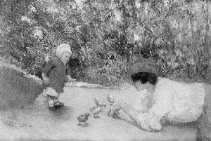 Playing With The Chicks
