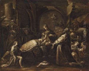 The Adoration Of The Magi by Isidoro Bianchi