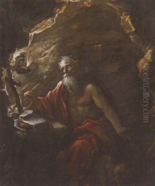 Der Hl. Hieronymus In Der Grotte - view 1