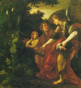 Agar Nel Deserto by Isidoro Bianchi