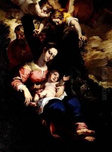 The Rest On The Flight Into Egypt by Isidoro Bianchi