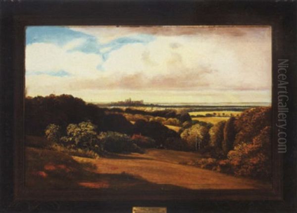 Windsor Castle From Cooper Hill - view 1