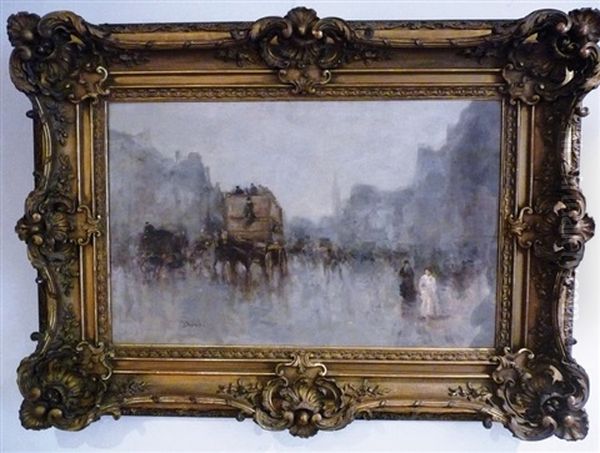 Scene De Boulevard A Paris - view 1