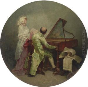 The Music Lesson by Mose Bianchi