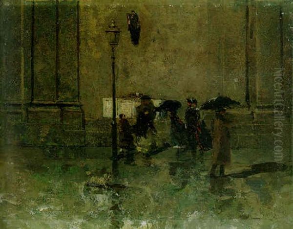 Una Strada Sotto La Pioggia, Milano - view 1