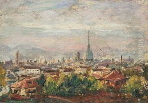 Torino Di Sera by Paolo Bianchi
