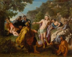 The Judgment Of Midas by Pietro (il Creatura) Bianchi