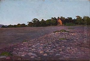 Rott Hus Vid Stenig Strand Rott Hus Vid Stenig Strand