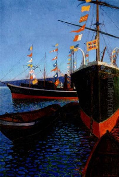 Det Flaggas I Hamnen - view 1