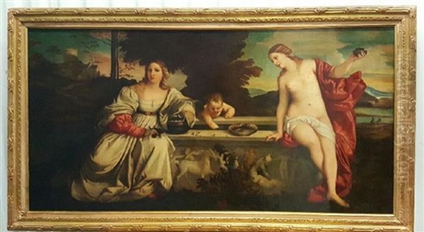 19th.c French Oil Painting C.bianchini (1860-1905) - view 1