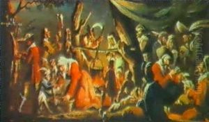 A Witche's Sabbath by Baccio (Bartolommeo) del Bianco