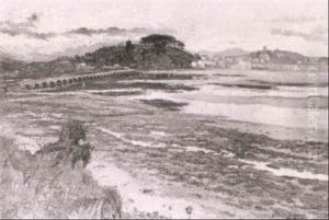 La Cada De La Tarde En San Vicente De La Barquera by Octavio Bianqui