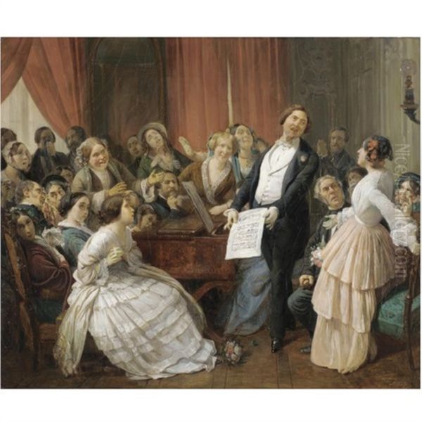 Triomphe D'un Tenor Dans Une Matinee Musicale - view 1