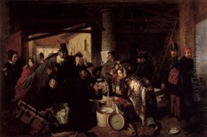 Les Douanes by Francois Auguste Biard