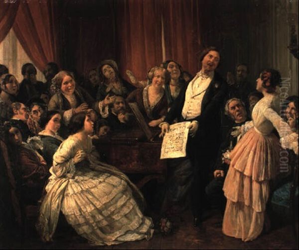 Triomphe D'un T,nor Dans Une Matinee Musicale - view 1