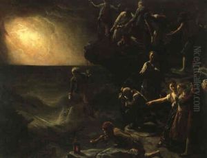 Le Naufrage by Francois Auguste Biard