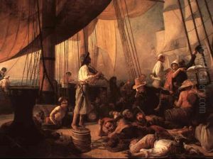 Piratskeppet (the Pirate Ship) by Francois Auguste Biard