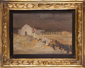 La Processione by Giuseppe Biasi Da Teulada