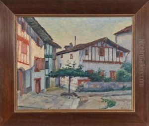 La Maison De L'artiste A Ainhoa by Francois Ignace Bibal