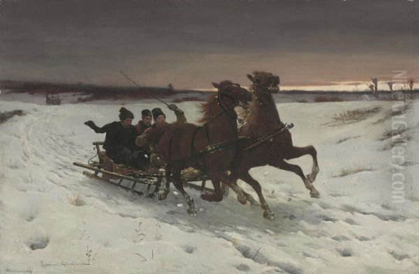 A Winter Sleigh Ride - view 1