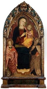 La Vierge Et L'enfant En Trone Entre Saint Jacques Et Saint Antoine (collab. W/workshop)