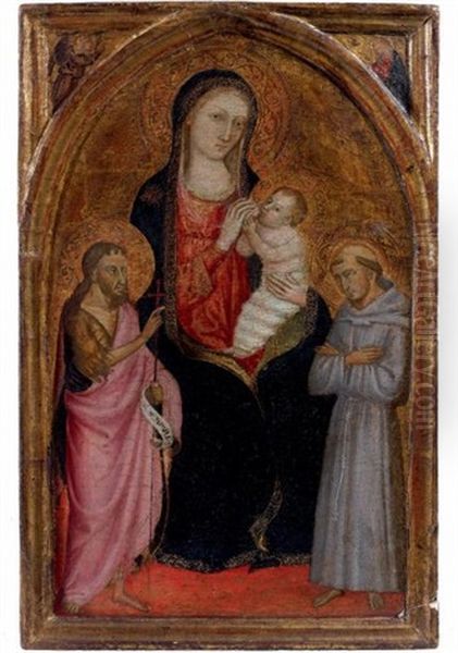 La Vierge Et L'enfant Jesus Avec Saint Jean-baptiste Et Saint Francois D'assise (collab. W/workshop) - view 1