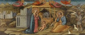 Die Geburt Christi by Bicci Di Lorenzo