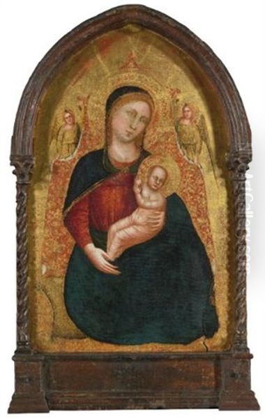 Madonna Of Humility With Two Angels - view 1