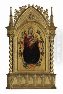 The Madonna And Child In Glory by Lorenzo di Bicci