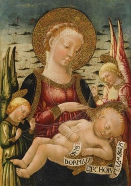 The Madonna And Child With Two Attendant Angels - view 1